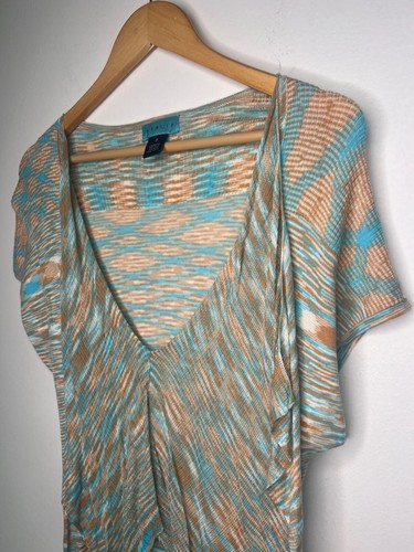 Stacia Anthropologie Maxi Dress Women's S V-Neck Beachy Boho Breathable Stretch - Picture 4 of 9