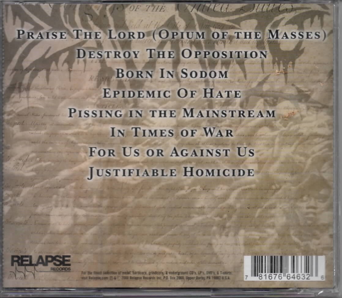 DYING FETUS-DESTROY THE OPPOSITION-CD-brutal-death-metal