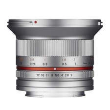 Samyang MF 12mm F2,0 APS-C Fuji X silber by studio-ausruestung.de