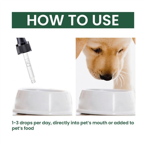 Líquido calmante para alivio del dolor de mascotas para gatos perros soporte articular reparación salud 30 ml - Imagen 6 de 13