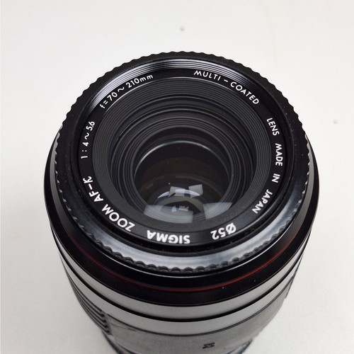 Sigma 70-210mm f/4-5.6 Zoom AF K 52mm Multi Coated Lens - Picture 10 of 10