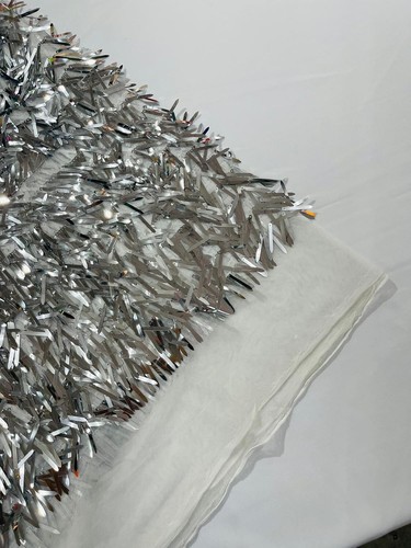 NEW  - Sword Sequins Fabric/Big Sequins Fabric Mesh/54 Inches Wide By Yard. - Picture 3 of 4