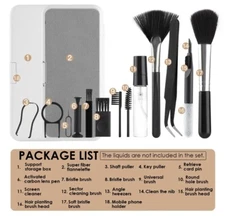 18 in 1 iPhone + More Cleaning Kit For Phone Jack Charging Port Speakers