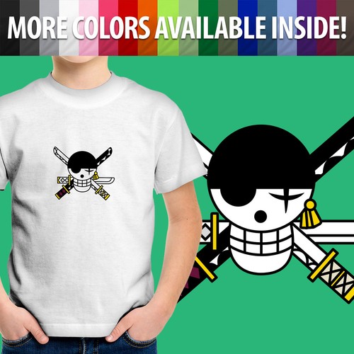 Toddler Kids Tee Youth T Shirt One Piece Roronoa Zoro Jolly Roger Pirate Skull Ebay Toddler Kids Tee Youth T Shirt One Piece Roronoa Zoro Jolly Roger Pirate Skull Ebay