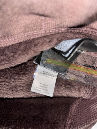 The North Face Jacket Women's Large Coal Brown Osito Lux Outerwear Full Zip - Picture 8 of 9