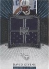 2006 Upper Deck Exquisite Collection David Givens #XXL-DG