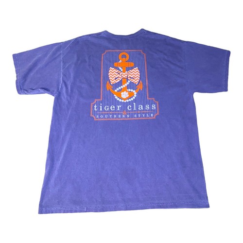 Clemson University Tigers Purple Tee Southern Style Comfort Colors Anchor 3XL - Picture 9 of 13