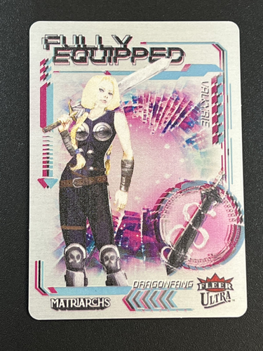 2024 Fleer Ultra Matriarchs of Marvel Fully Equipped Valkyrie FE-3