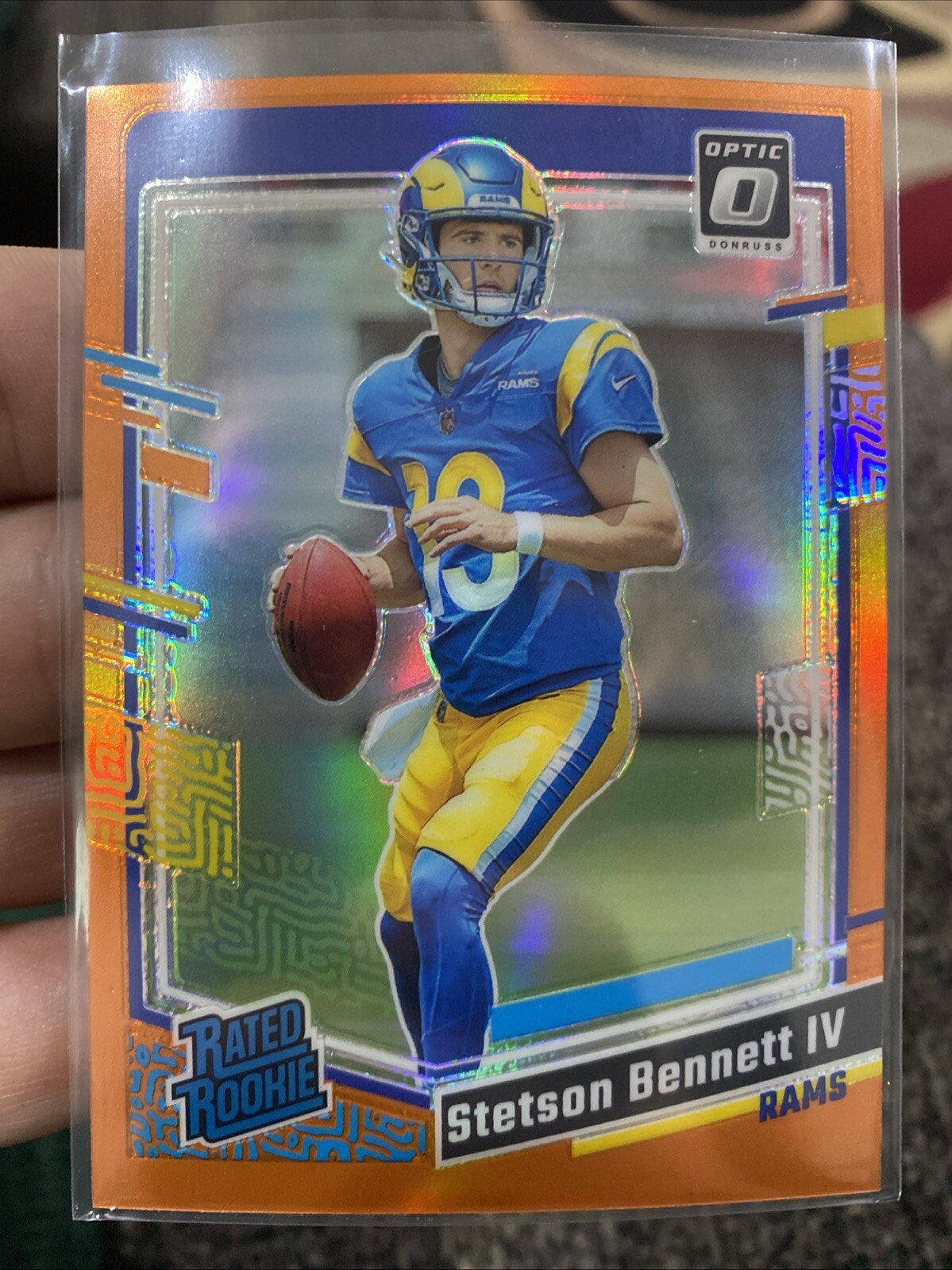 2023 Donruss Optic RC Rated Rookie Orange Prizm #267 Stetson Bennett 249/249🔥🏈