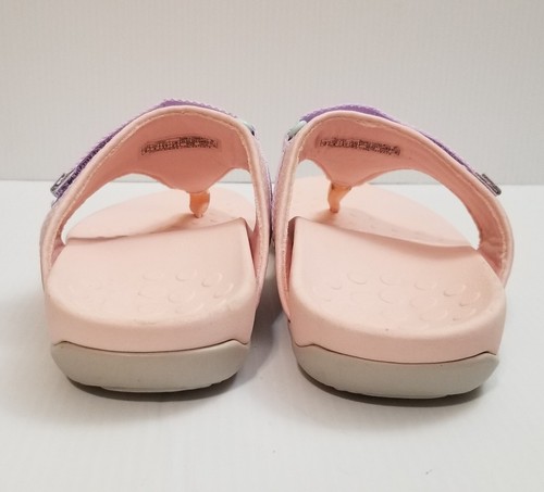 Vionic Tiffany T-Strap Thong Arch Support Comfort Slip On Sandals Sz 6 Wide Pink - Picture 8 of 13