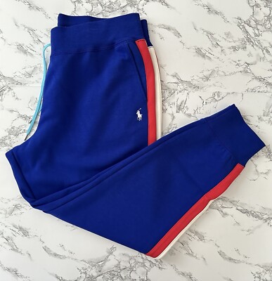 Polo Ralph Lauren Double Knit Big Pony Jogger Pants Polo Sport Women s Size XL