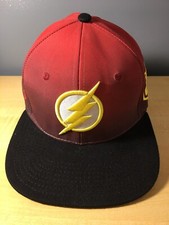 Justice League Baseball Hat SnapBack Mens Lighting Bolt