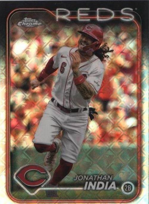 2024 Topps Chrome Logofractor Edition - Jonathan India #185 - 1 of 1
