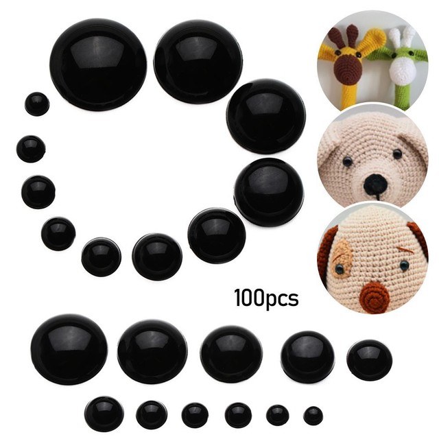 Dolls Accessories Bears Needle Felting Black Safety Eyes Animals Puppets making Dolls Accessories Bears Needle Felting Black Safety Eyes Animals Puppets making
