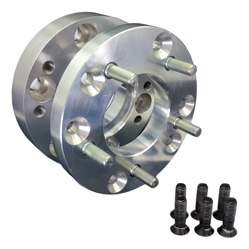 6x5.5 / 6x139.7 to 5x114.3 / 5x4.5 USA 2 pc Wheel Adapters 108mm Bore 1.75" x 2 - Picture 6 of 6