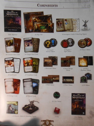 Villen des Wahnsinns 2. Edition Brettspiel Fantasy Flugspiele komplett sehr guter Zustand - Bild 6 von 19