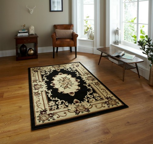 SMALL - EXTRA LARGE CLASSIC TRADITIONAL AUBUSSON PATTERN DURABLE SOFT PILE RUGS - Picture 42 of 43