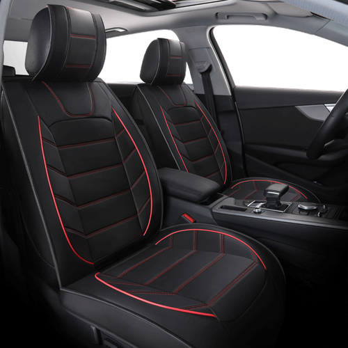 For KIA Soul 2010-2023 PU Leather Full Car Seat Covers 5-Seat Front Rear Cushion - Picture 12 of 16