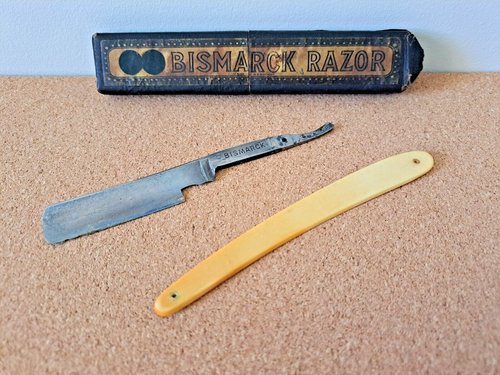 Vintage BISMARCK Razor - Collectible Solingen Germany - Display Only - Broken -