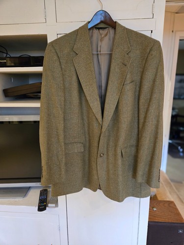BURBERRY light Green Men's Blazer Jacket size 46L see description! - Picture 7 of 8