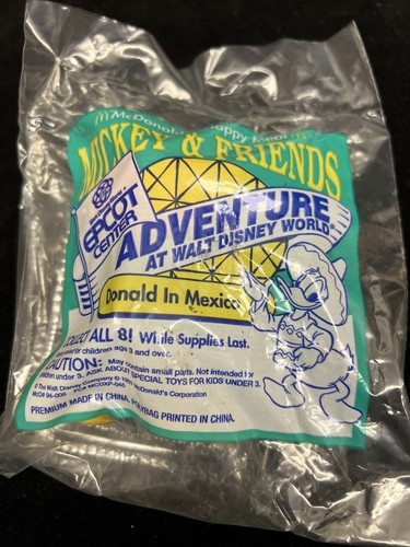 Vintage McDonalds Epcot Adventure Mickey & Friends Donald & Daisy Happy Meal Toy - Picture 5 of 6
