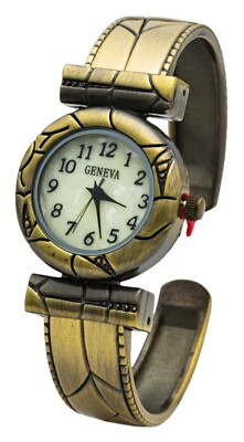 Blekon Collections Quartz Women's 27mm Case Antique Gold Bangle Watch