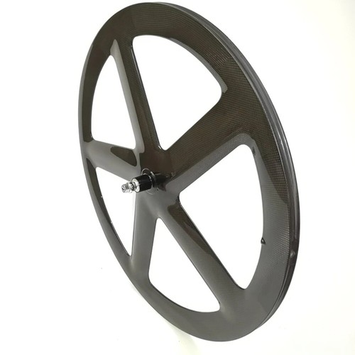 Carbon 5 Spokes Wheelset for Road /TT Bike /Track Center Lock Disc Brake - Picture 4 of 23