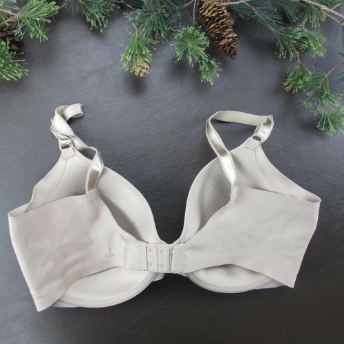 Warners Bra 36DD Gray Padded Underwire Adjustable Clasp Back - Picture 6 of 10