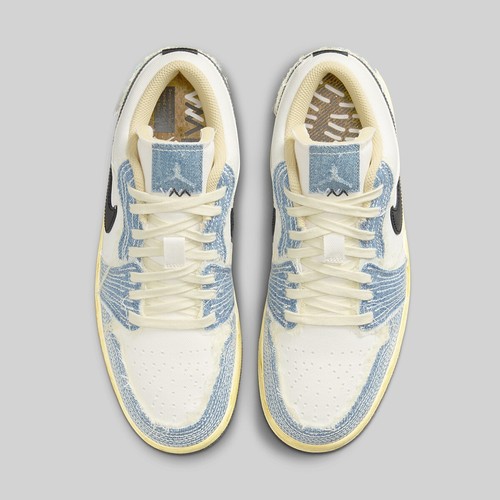 Nike Air Jordan 1 Low SE World Make Japan Sashiko FN7670-493 Men's Size - Picture 13 of 17