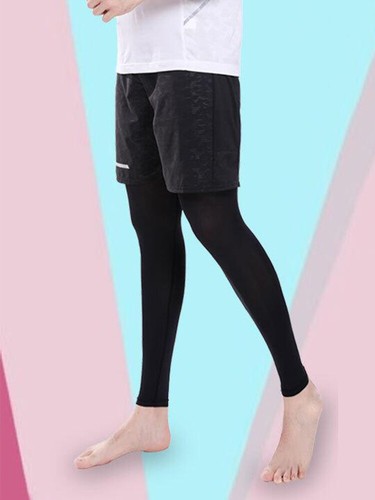Cycling Leg Warmer Leg Sleeves Outdoor Sports Cycle Knee Ice Silk Leg Covers ♢ - Imagen 17 de 26