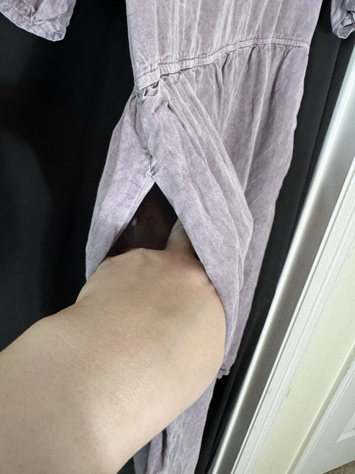 Vestido para mujer grande Tea n Rose púrpura Grunge Boho Cottagecore Fairy Whimsigoth Foto 3 de 4