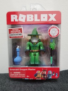 Details About New 2018 Roblox Series 3 Emerald Dragon Master Figure Virtual Item Code - details about roblox virtual bonus chaser code item series 4 2019 toys figures pack rare vhtf