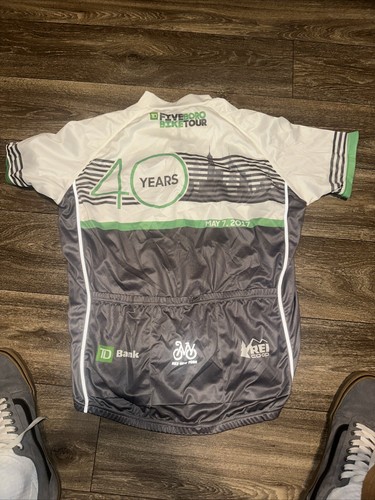 Camiseta deportiva de ciclismo Primal para hombre grande Five Boro Bike Tour #AA - Imagen 4 de 4