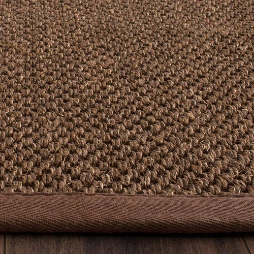 SAFAVIEH Area Rug 3'x6' Machine-Made Indoor Border Runner Natural Fiber Brown - Picture 5 of 7