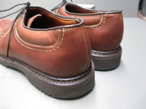 Allen Edmonds Wilbert zapatos Oxford de cuero marrón envejecido punta dividida 8D - Imagen 8 de 9