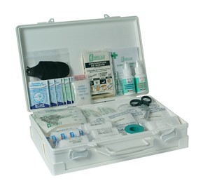 Esculape - Coffret de secours en polypro blanc - ASEP P 30