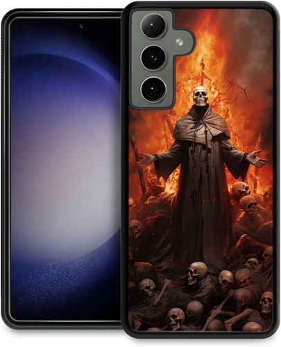 Trendy Case skeleton warrior Skull For Samsung Galaxy Z Fold Flip 3 4 5 6 - Picture 7 of 25