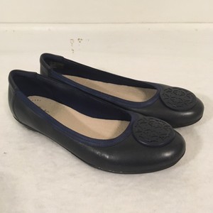 Clarks navy blue flats Clearance