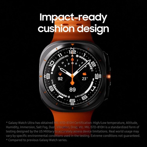 Samsung Galaxy Watch Ultra 47mm LTE Galaxy AI Titanium White Smartwatch - Picture 11 of 12