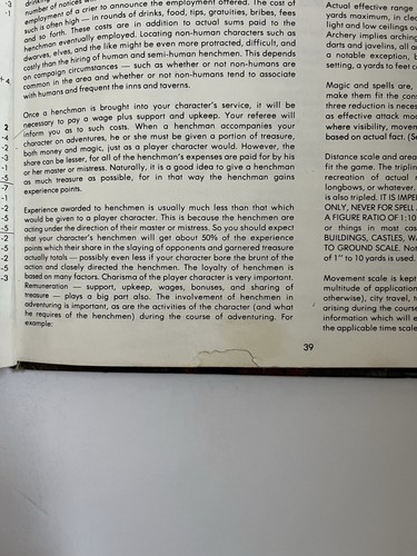 Advanced Dungeons and Dragons Players Handbook Hardback TSR 1979 - Picture 8 of 13