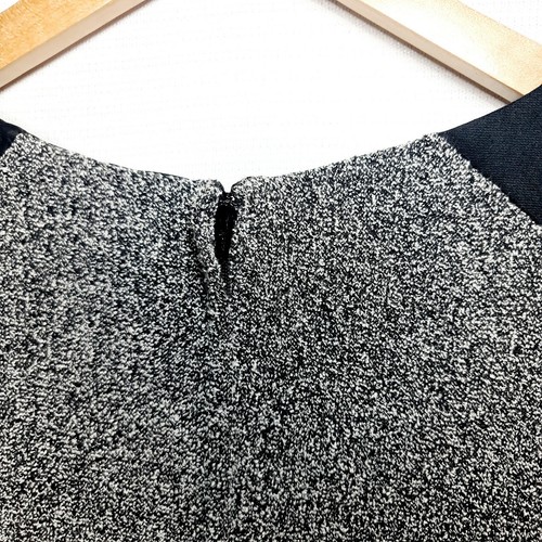 Diana Ferrari Size 8 Black & Grey Panel Knee Length Stretch Pencil Dress - Picture 6 of 9