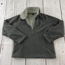 Lowe Alpine 1/2 Zip Fleece Pullover Jacket Women's Small Gray