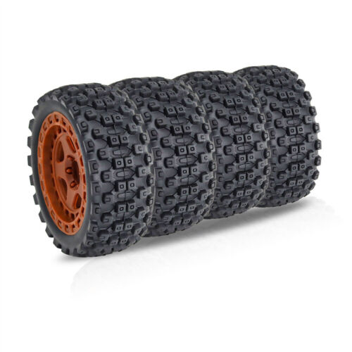 4Pcs Wheel Hub Tires For Arrma 1/18 2S Typhon Grom RC Crawler Car Upgrade Parts - Picture 11 of 18
