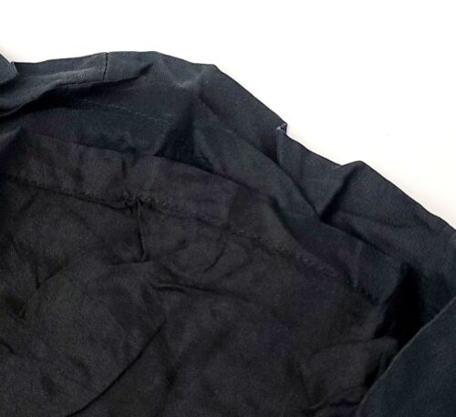Vintage ANN TAYLOR Womens 4 100% Silk Evening Midi Dress Black Cocktail Gown - Picture 7 of 10