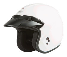 GMAX G1020014 OF-2 OPEN-FACE HELMET, WHITE SM