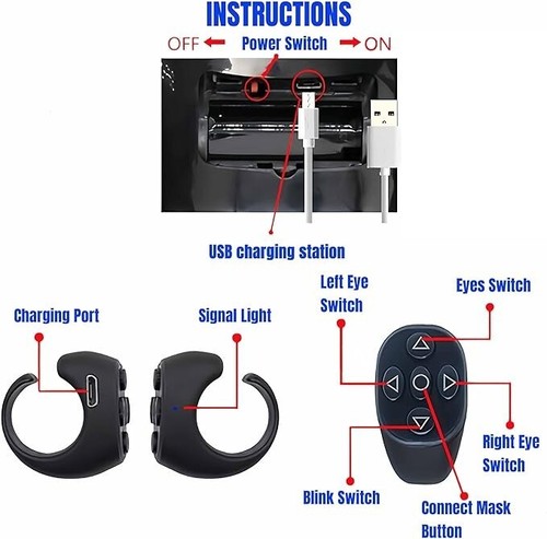 Spider Man Mask Moving Arachno Eyes Remote Ring Control Gift Brand New perfect - Picture 6 of 6