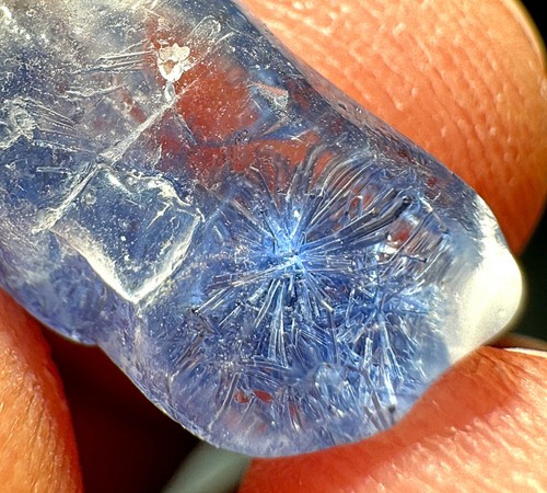 10.4ct Very Rare NATURAL Beautiful Blue Dumortierite Crystal Specimen - Picture 2 of 8