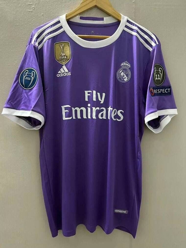 Real Madrid 2016-17 Away Ronaldo #7 UCL Jersey | eBay Real Madrid 2016-17 Away Ronaldo #7 UCL Jersey | eBay