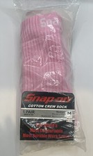 Snap -On -Tools Pink Crew Socks Medium MADE IN USA New 