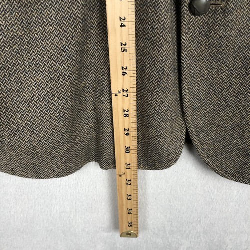 VTG PENDLETON 100% Pure Wool Tweed Western Blazer Jacket Sz 44 Elbow Patch Arrow - Picture 8 of 20